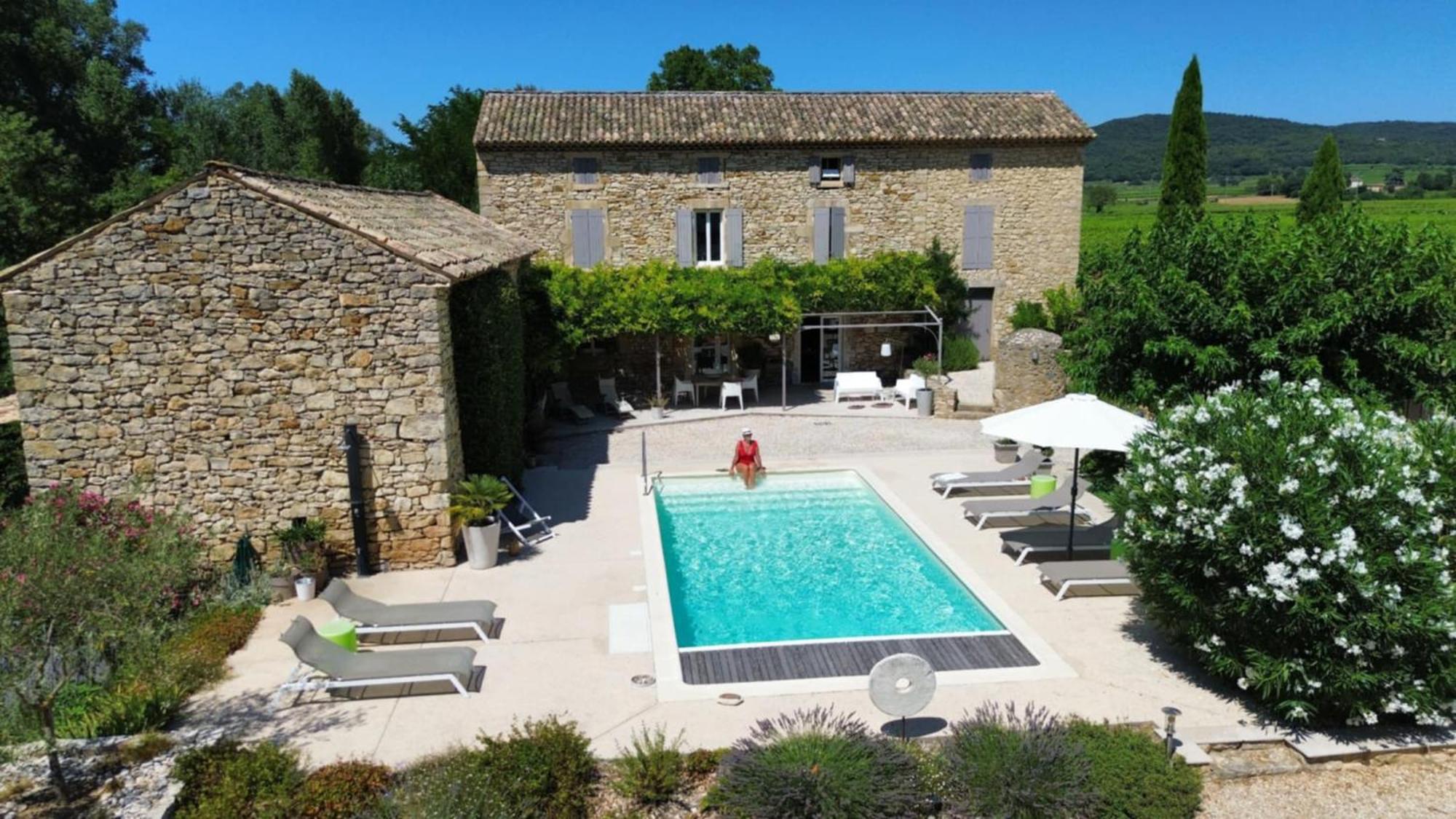 Le Gite De Montagnac La Roque-sur-Cèze Kültér fotó