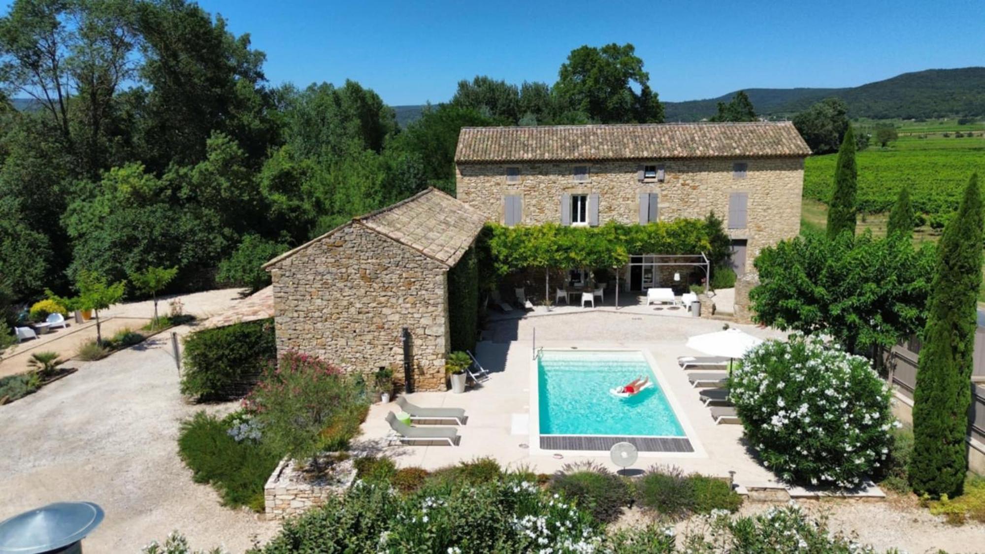 Le Gite De Montagnac La Roque-sur-Cèze Kültér fotó